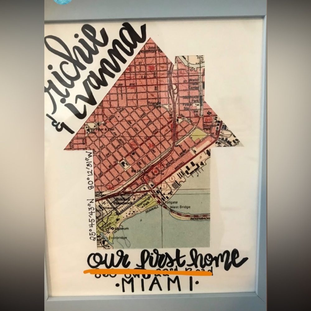 Custom Map Art Print - Picture 6 of 6